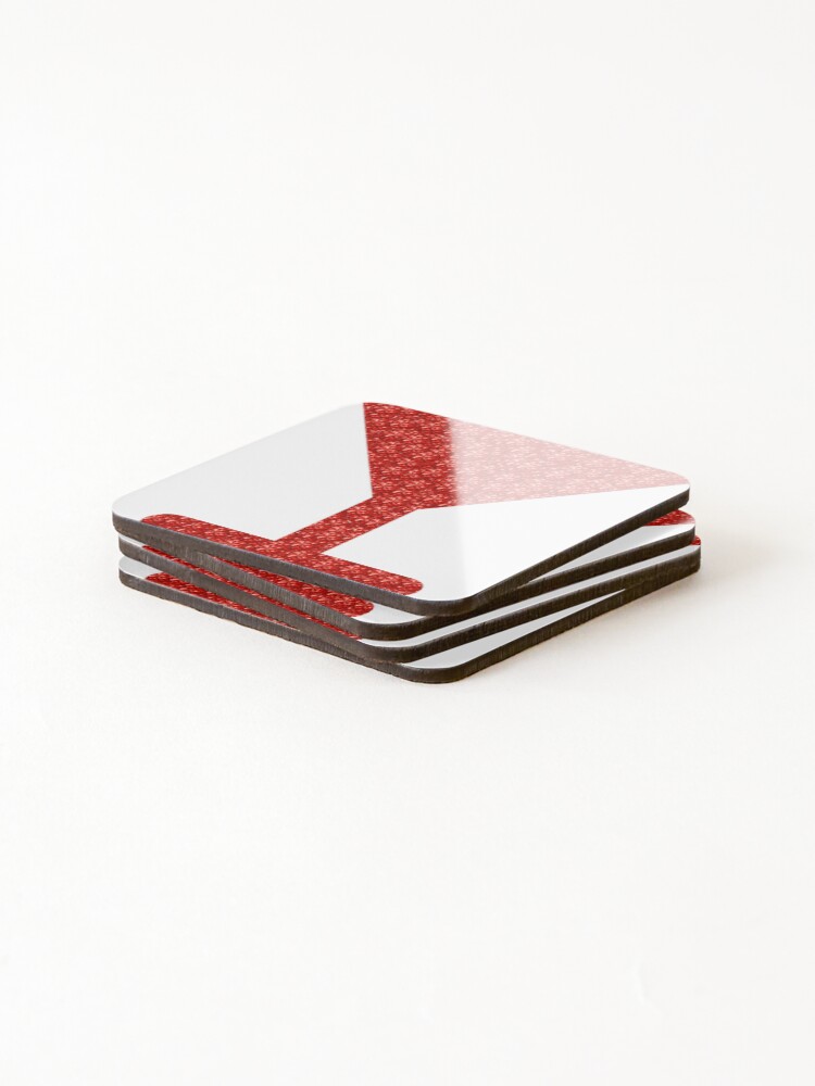 Thumbnail 4 of 5, Coasters (Set of 4), Red Rhinestone Bar designed and sold by TheIconSmith.