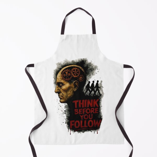 Item preview, Think Before You Follow – Bold Art for Independent Minds designed and sold by Psycho-Crazy.