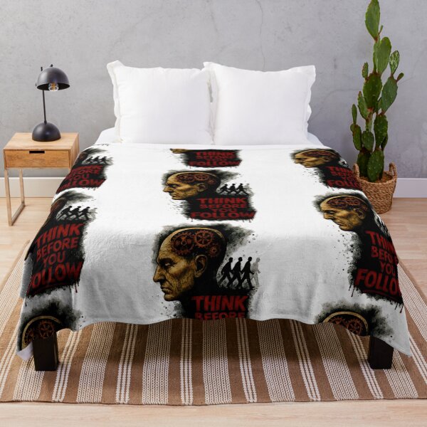 Item preview, Think Before You Follow – Bold Art for Independent Minds designed and sold by Psycho-Crazy.