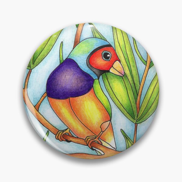 Item preview, Rainbow Finch designed and sold by Christina Plumb.