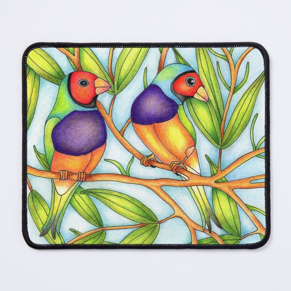 Item preview, Rainbow Finch designed and sold by Christina Plumb.