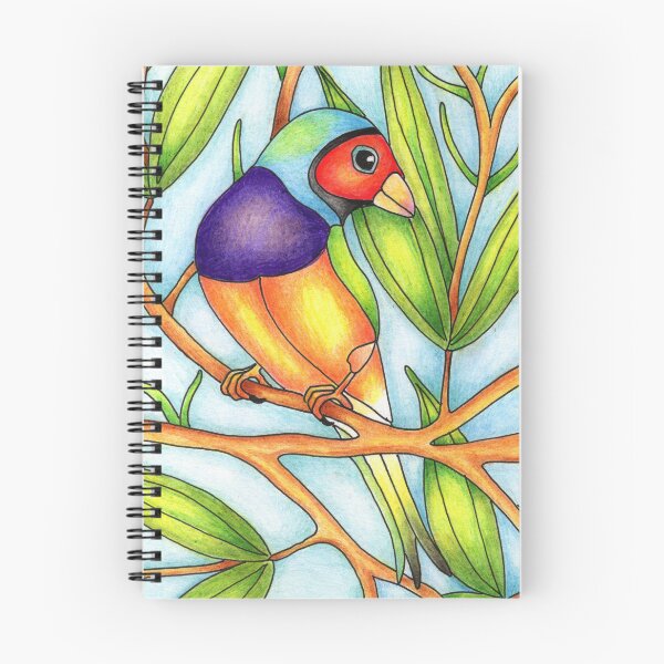 Item preview, Rainbow Finch designed and sold by Christina Plumb.