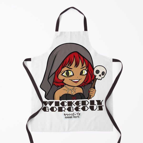 Item preview, Halloween Witch Wickedly Gorgeous Kawaii Anime Girl Design designed and sold by P-L-Sardines.