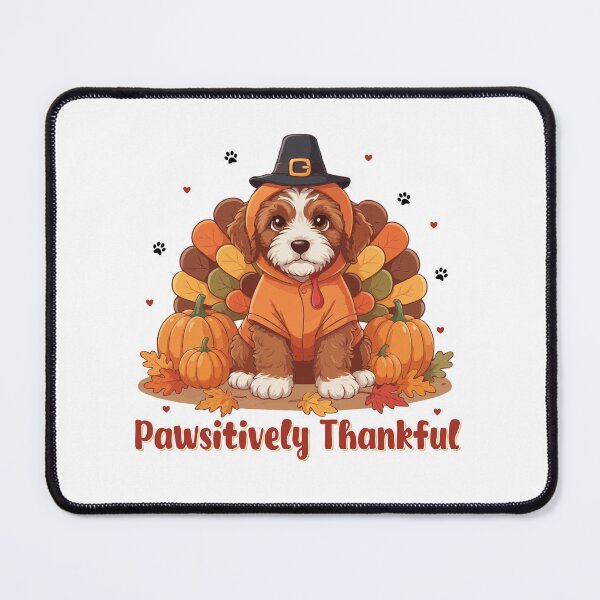 Item preview, Pawsitively Thankful Lagotto Romagnolo Thanksgiving Cute Fall designed and sold by The Real Life Symphony.