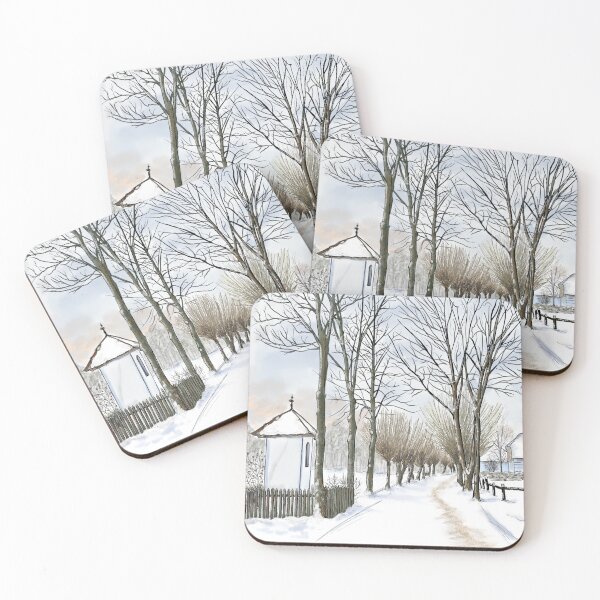 Item preview, Heavy Snow, Village in Winter designed and sold by WikaKowalczyk.