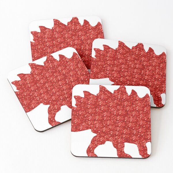 Item preview, Red Rhinestone  Stegosaurus designed and sold by TheIconSmith.