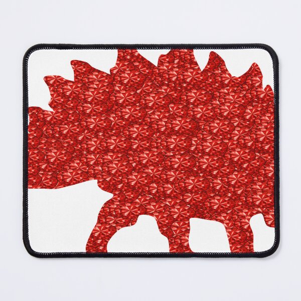 Item preview, Red Rhinestone  Stegosaurus designed and sold by TheIconSmith.
