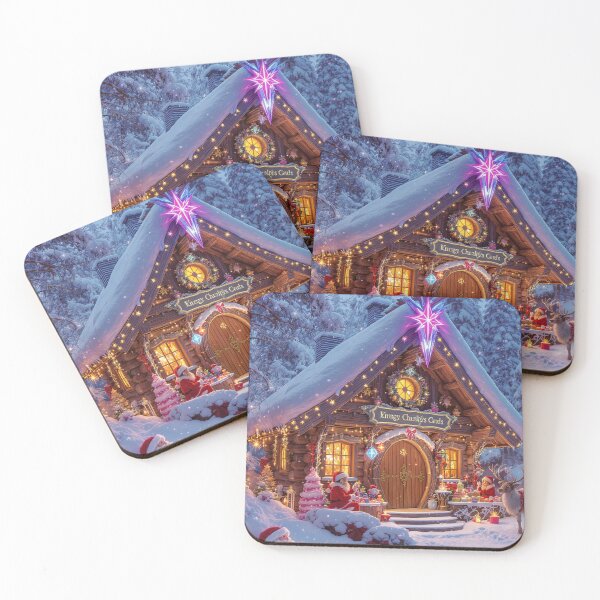 Item preview, Santa’s Enchanted Christmas Cottage designed and sold by AspisArtworks.