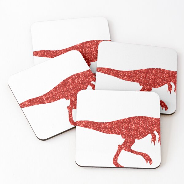 Item preview, Red Rhinestone  Gallimimus designed and sold by TheIconSmith.