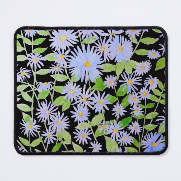 Item preview, Purple Michaelmas daisies watercolour painting designed and sold by esvb.