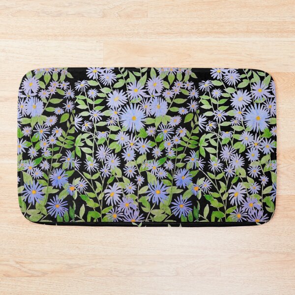 Item preview, Purple Michaelmas daisies watercolour painting  designed and sold by esvb.