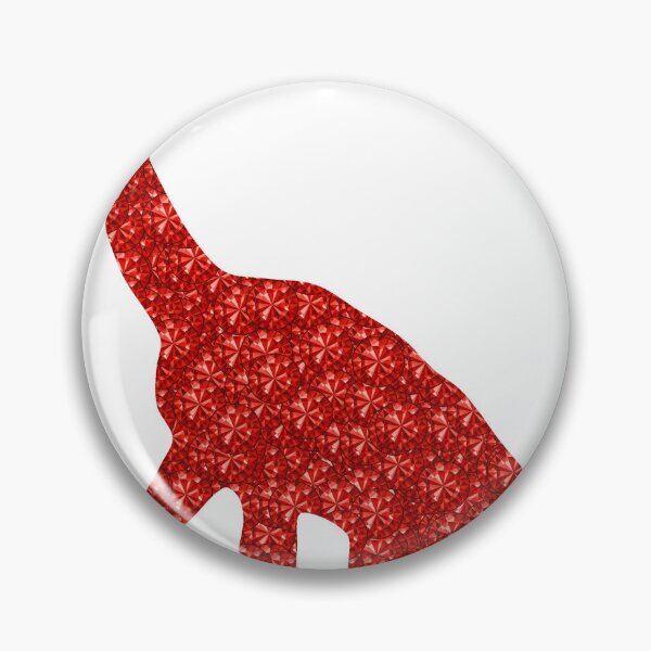 Item preview, Red Rhinestone  Dinosaurio designed and sold by TheIconSmith.