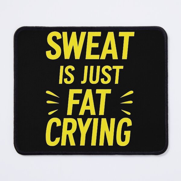 Item preview, Ultra premium HD sticker | Sweat Is Just Fat Crying – Funny Workout Motivation Tee | Fitness Humor Shirt designed and sold by MillionaireGenZ ⭐⭐⭐⭐⭐ (5.0).