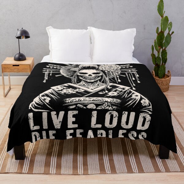 Item preview, Live loud, die fearless designed and sold by Faissal Thomass.