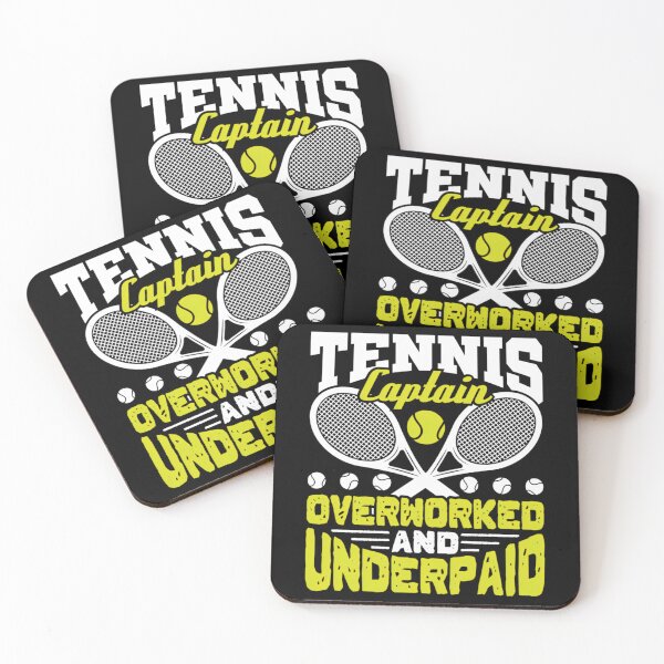 Item preview, Tennis Captain Overworked And Underpaid  	 designed and sold by odbrwuredet45.