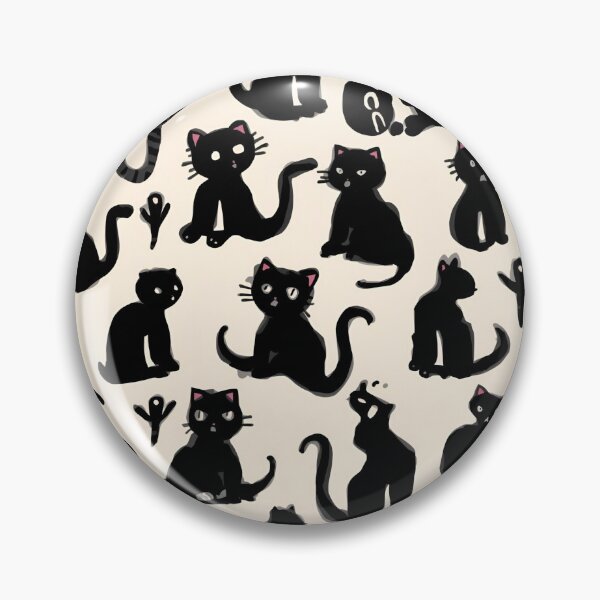 Item preview, Halloween Black Cats designed and sold by PatronesKawai.