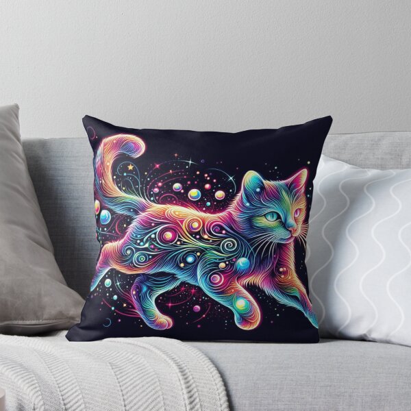 Item preview, Colorful mystic cat  designed and sold by Dogandesighn.