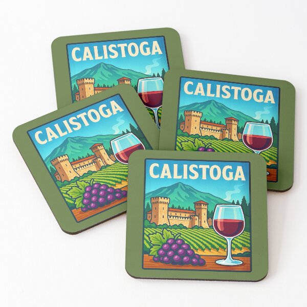 Item preview, Calistoga, Napa Valley - Castello di Amorosa designed and sold by Myra365Art.