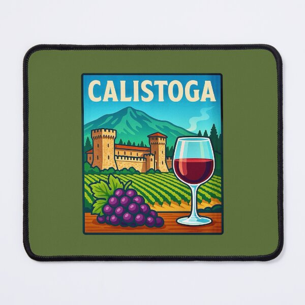 Item preview, Calistoga, Napa Valley - Castello di Amorosa designed and sold by Myra365Art.