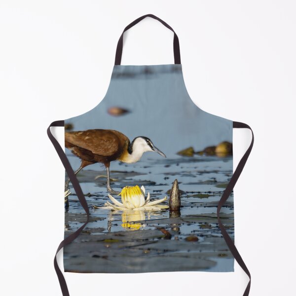 Item preview, Water Ballet – African Jacana and Waterlilies designed and sold by DavideAntoniani.