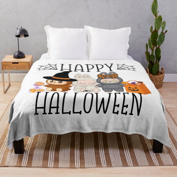 Item preview, Labubu Halloween Shirt, Cute Happy Halloween Tee & Sweatshirt, Lafufu Halloween Bags designed and sold by CloverAnnie.