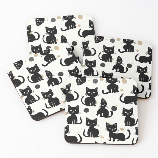Item preview, Halloween Black Cats designed and sold by PatronesKawai.