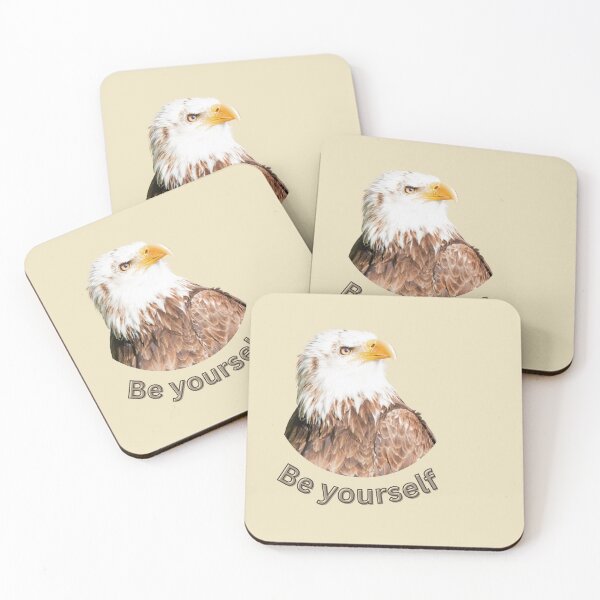 Item preview, Bald eagle, be yourself designed and sold by Katja LebenFreude.