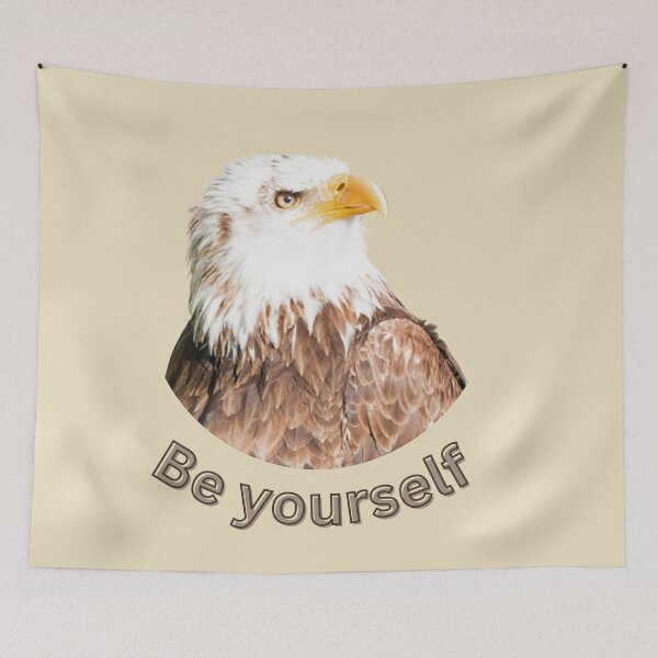 Item preview, Bald eagle, be yourself designed and sold by Katja LebenFreude.