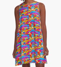Beneath the waves A-Line Dress