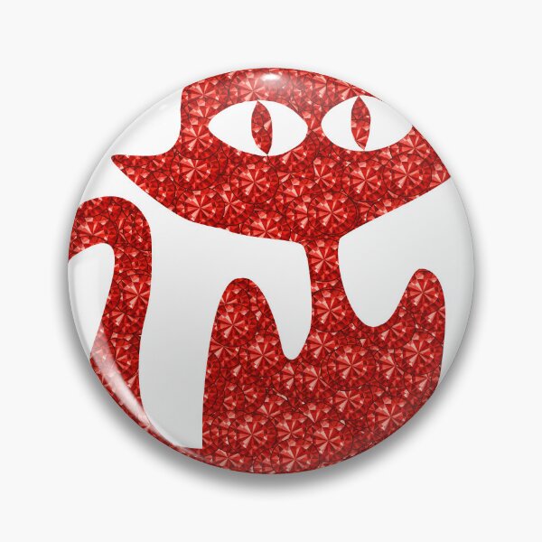 Item preview, Red Rhinestone  Cat  designed and sold by TheIconSmith.