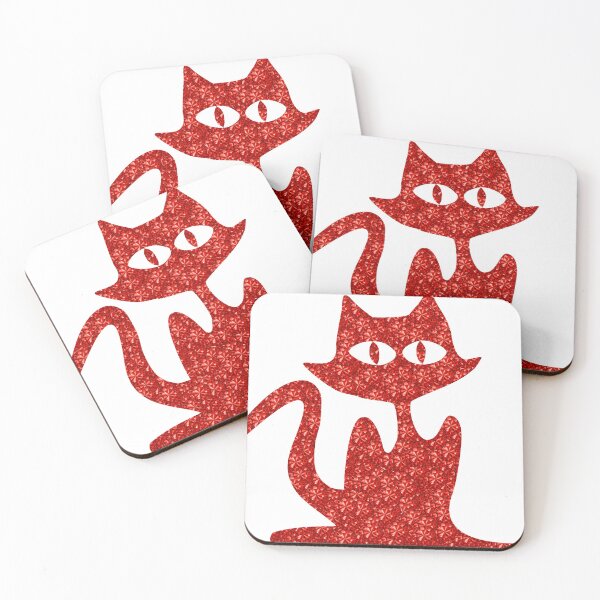 Item preview, Red Rhinestone  Cat  designed and sold by TheIconSmith.
