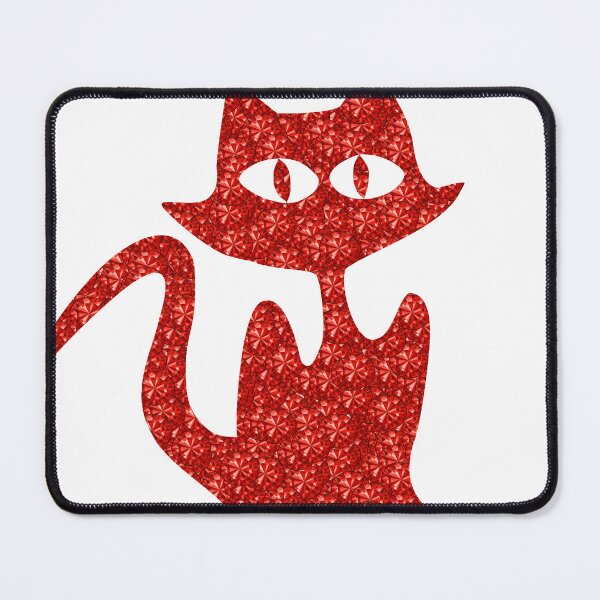 Item preview, Red Rhinestone  Cat  designed and sold by TheIconSmith.