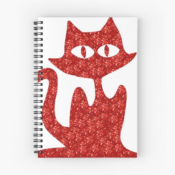 Item preview, Red Rhinestone  Cat  designed and sold by TheIconSmith.