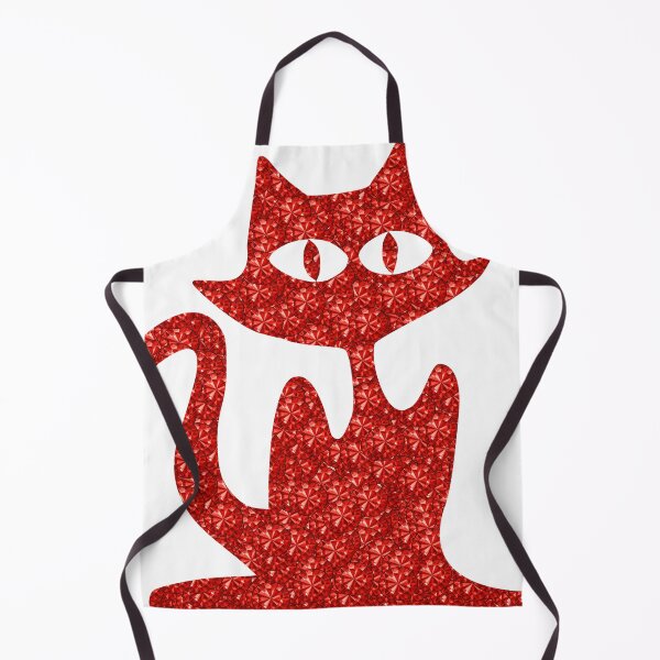Item preview, Red Rhinestone  Cat  designed and sold by TheIconSmith.