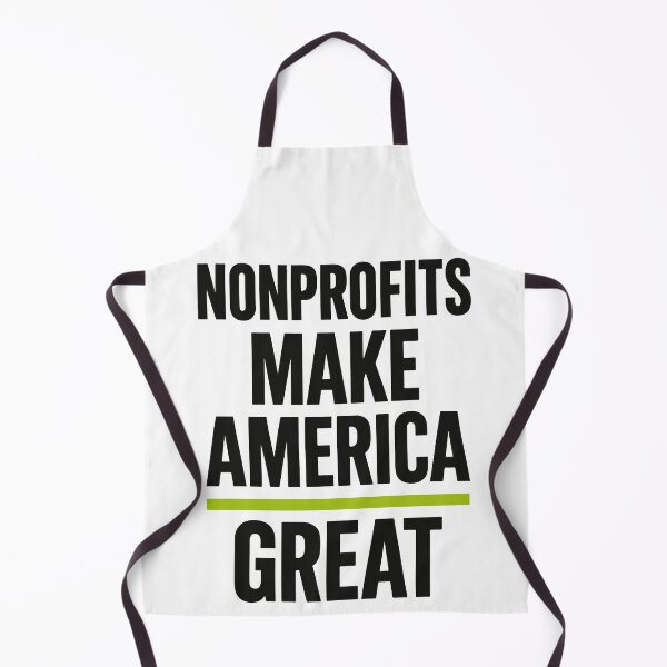 Item preview, Nonprofits Make America Great | Bold Minimalist Activist Quote with Green Accent | Advocacy Gift Design designed and sold by Kathryn Creates.