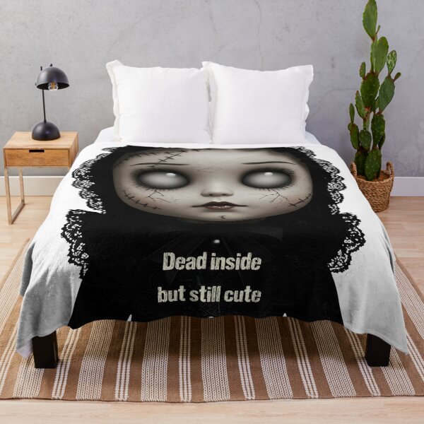 Item preview, Creepy Cute Goth Doll | "Dead inside but still cute" Sad Spooky Art designed and sold by EnigmaticGoth.
