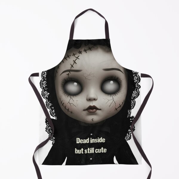 Item preview, Creepy Cute Goth Doll | "Dead inside but still cute" Sad Spooky Art designed and sold by EnigmaticGoth.