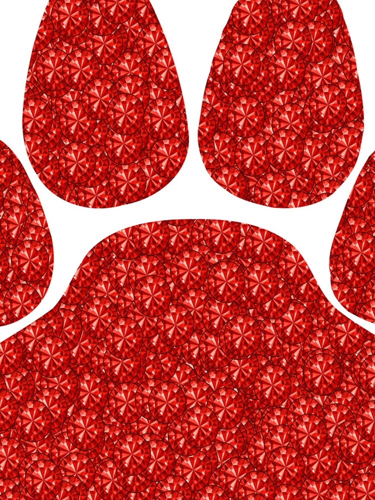 Thumbnail 4 of 4, iPhone Case, Red Rhinestone Cat designed and sold by TheIconSmith.