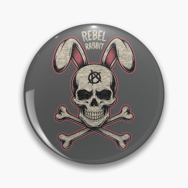 Artikelvorschau, Rebel Rabbit – Lustiger Punkrocker-Hasenschädel entworfen und verkauft von paulo silveira.