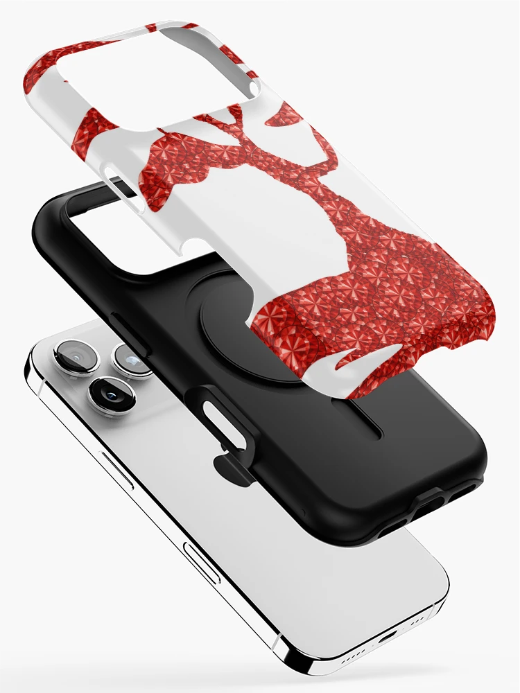 Thumbnail 2 of 4, iPhone Case, Red Rhinestone Tree designed and sold by TheIconSmith.