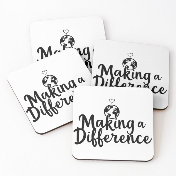 Item preview, Making a Difference | Nonprofits Build Stronger Communities | Bold Advocacy Quote | Activist & Volunteer Gift Design designed and sold by Kathryn Creates.