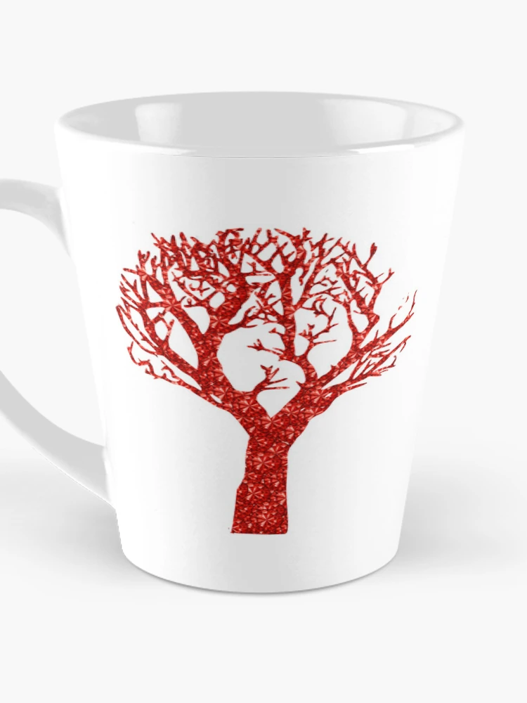 Thumbnail 3 of 4, Coffee Mug, Red Rhinestone  Tree  designed and sold by TheIconSmith.