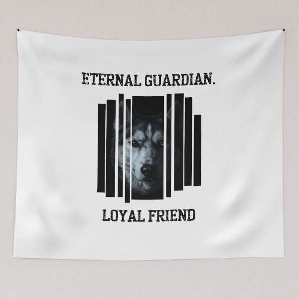 Item preview, Husky Guardian – Mystic Protector Dog Design designed and sold by Kindloom.