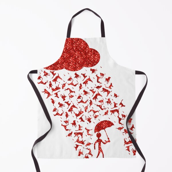 Item preview, Red Rhinestone  Raining Cats And Dogs designed and sold by TheIconSmith.