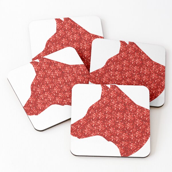 Item preview, Red Rhinestone  Dog Head designed and sold by TheIconSmith.