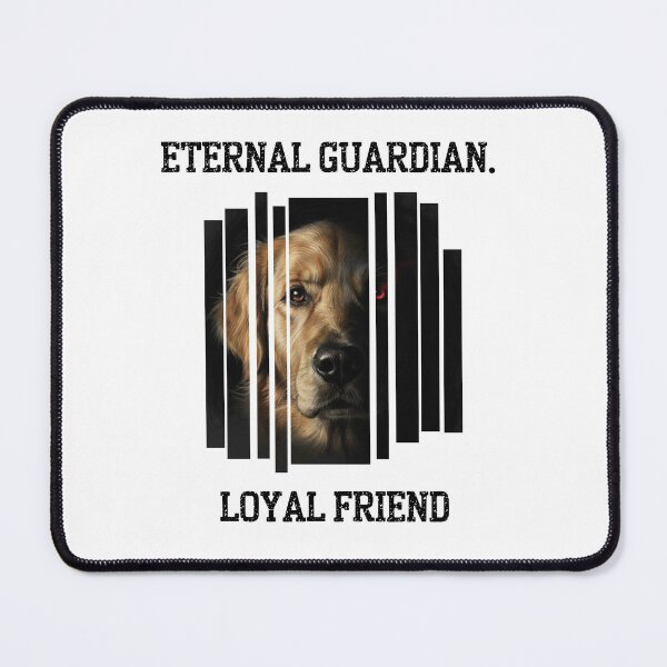 Item preview, Golden Retriever Guardian – Loyal Protector Dog Art designed and sold by Kindloom.