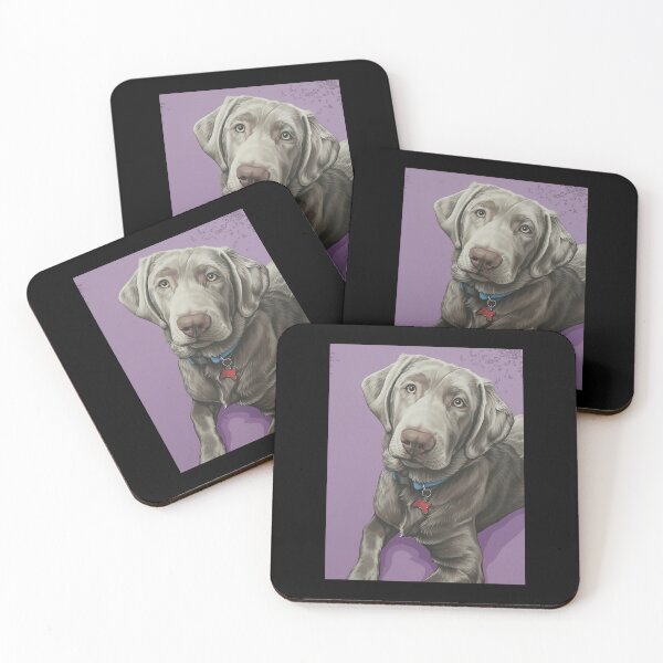 Item preview, Sweet Silver Labrador Retriever Painting	 designed and sold by hzrshwwhyoo19.