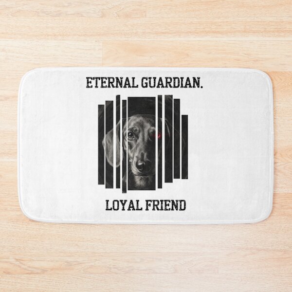 Item preview, Dachshund Guardian – Brave Little Protector designed and sold by Kindloom.