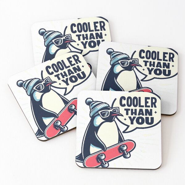 Item preview, Skater Penguin with Sunglasses designed and sold by ArtsyWishesShop.