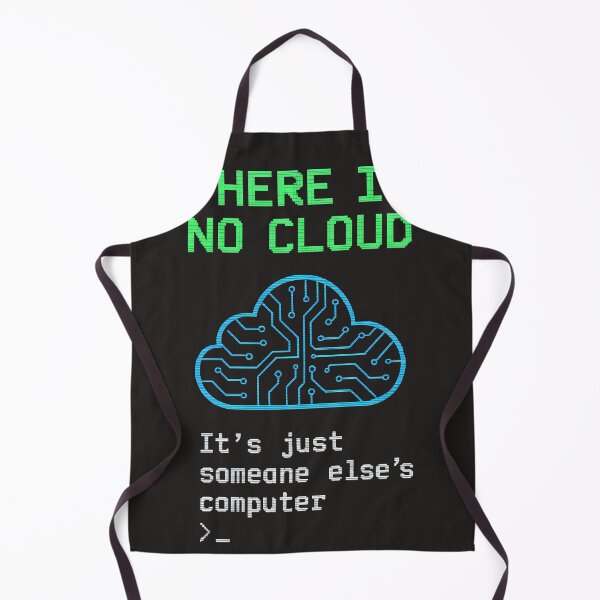 Item preview, THERE IS NO CLOUD — Funny Programmer Terminal Design designed and sold by Glam-Spot.